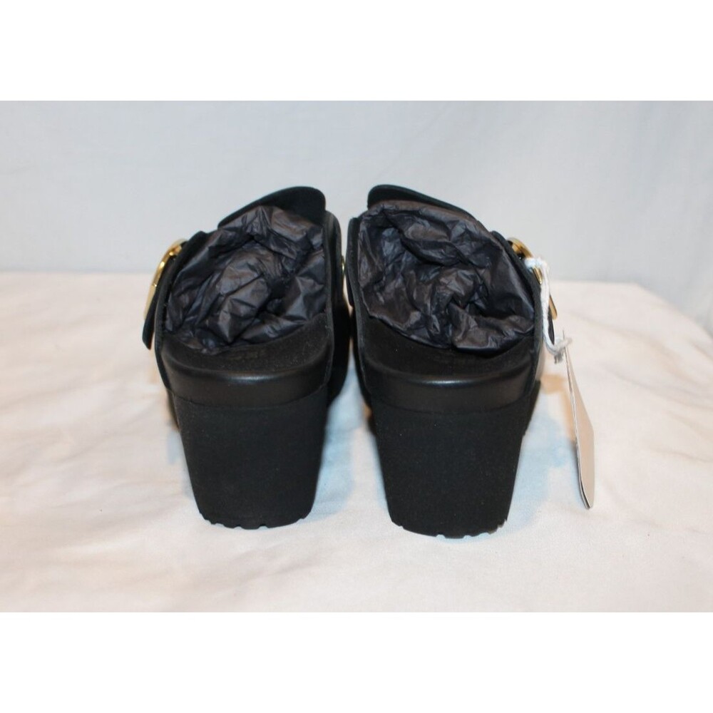 Birkenstock Papillio Women's Fanny Ring Buckle Black Leather Clogs EU 41 NARROW - Picture 8 of 9